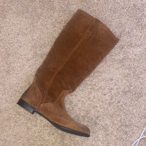 BDG Urban Outfitters Tan Suede Flat Boots